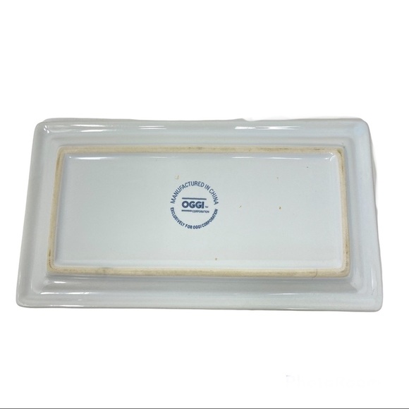 OGGI White Ceramic Butter Dish - Picture 5 of 7